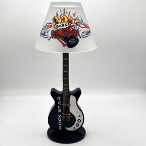 Rock & Roll Guitar Tea Light Candle Lamp Rock Star Decor for Music Lovers Y2K - Picture 1 of 17