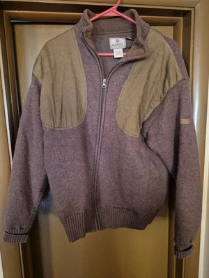 Suéter Chaqueta De Colección Beretta 100% Lana Tiro Para Hombre Grande Marrón Forrado Cálido Foto 1 de 4