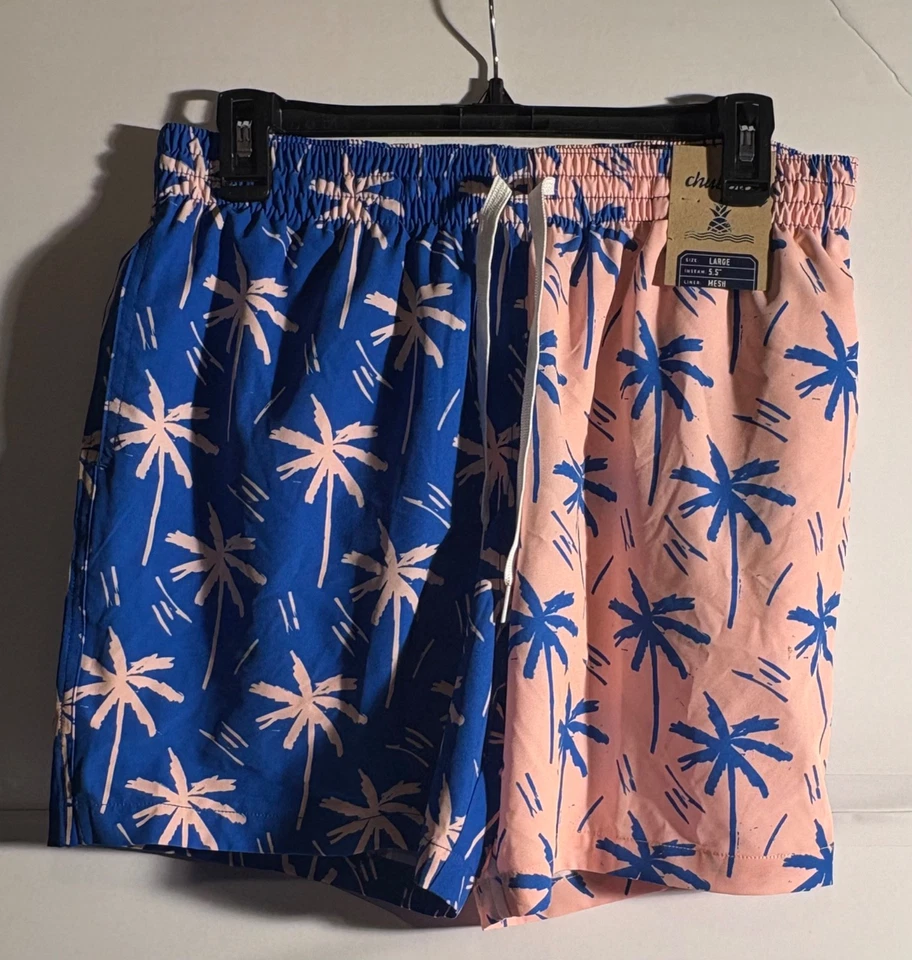 Chubbies The Weekend Kings 5.5” Classic Swim Trunks - Liner - Palms - Mens Large