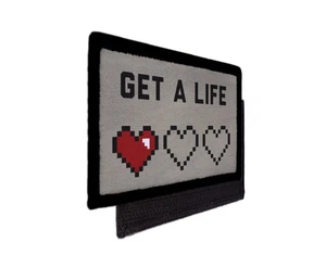 Get a Life 8 bits Juego Corazones Parche Moral Gancho [sub] - Imagen 1 de 2
