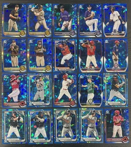 Lote 35 2023 2022 2020 Bowman Chrome Sapphire 1st Chrome Future Stars - Imagen 1 de 5