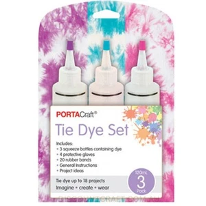 Tie Dye Set 120ml 3pk - Violet, Teal & Fuchsia - Picture 1 of 1