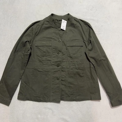 Sanctuary Military Jacket Womens Medium Olive Haze Utility Chore Barn Field - Image 1 of 4