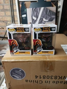 Funko Pop Starwars Rebels Sabine Masked #131 New - Picture 1 of 7