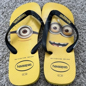 NEU Havaianas Minions gelbe Flip Flops Damen 11/12 Herren 9/10 - Bild 1 von 6