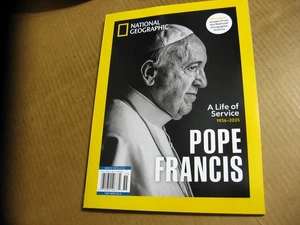 New 2025 Pope Francis A life of Service 1936-2025 National Geographic 15.00 Covr - Picture 1 of 1
