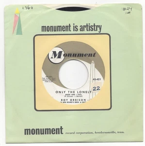 ROY ORBISON, "ONLY THE LONELY" - Picture 1 of 3