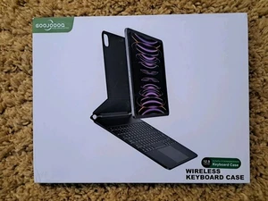 Goojodoq Wireless Keyboard Case For Pad Pro 12.9  ( AI895 Pro)  NEW AND BOXED  - Picture 1 of 5