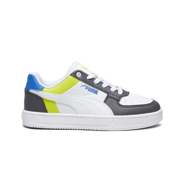 Zapatillas informales blancas PUMA Caven 2.0 bloque con cordones jóvenes niños 39446103 Foto 1 de 4