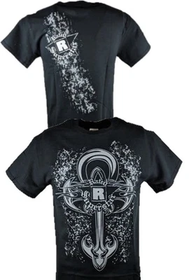 Edge Rated R Cross Logo Mens Black T-shirt - Image 1 of 4