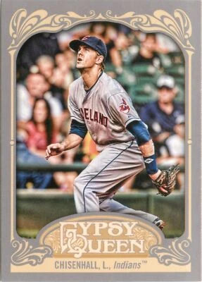 Cartão de beisebol Lonnie Chisenhall 2012 Topps Gypsy Queen #215 Cleveland Indians - Imagem 1 de 2