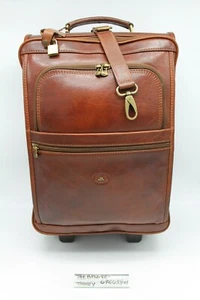Reisetrolley - Leder - Farbe Leder (braun) Größe 48 x 32 x 22 - Cod.076039 - The Bridge - Bild 1 von 12