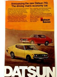 1974 Datsun 710 Print Ad - Picture 1 of 2