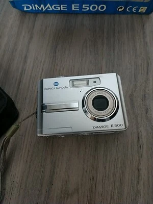 Konica Minolta Dimage E500 5.0 Megapixel Digital Camera Boxed Tested - Image 1 of 4