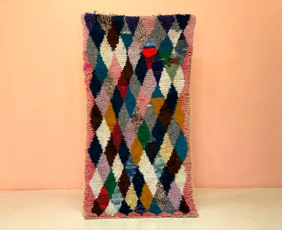 Alfombra de área Farmhouse Runner Southwestern colorido diamante entrada pasillo 3x6 pies Foto 1 de 4