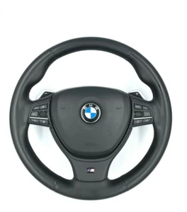 BMW F10 F11 F12 F01 F07 M SPORT STEERING WHEEL SHIFT PADDLES VIBRO HEATED ACC - Picture 1 of 4