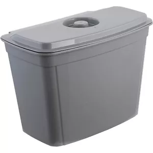 Trash Bin Keeeper Hanging Lid 4L Grey Milan - Picture 1 of 6