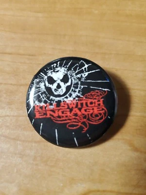 Killswitch Engage Button Pin Metalcore metal band As Daylight Dies skull KSE - Image 1 of 2