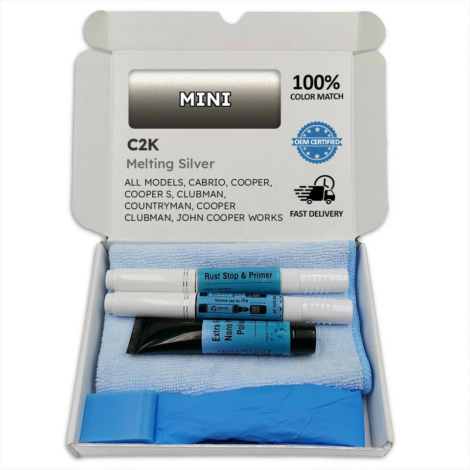 Lackstift für MINI Silber MELTING SILVER C2K CABRIO COOPER S CLUBMAN COUNTRYMAN - Bild 1 von 1