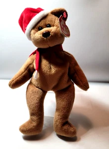 Ty Beanie Baby Teddy The Holiday Bear Birth Date December 25, 1996, Collectible - Picture 1 of 1