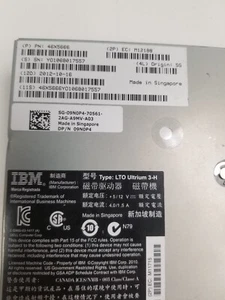 DELL IBM Ultrium3 LTO3 SAS V2 HH Internal Drive 46X5666 9N0P4 09N0P4 PARTS ONLY - Picture 1 of 2