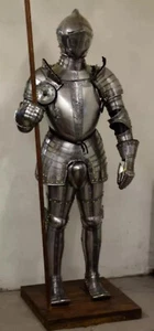 Medieval European Full Battle Armor Suit Knight Steel Armor Wearable Full Body - Picture 1 of 10