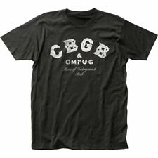 CBGB Distressed T Shirt Mens Licensed Rock N Roll Punk Music Band Tee New Black
