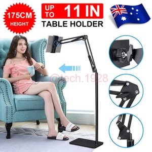 Adjustable Hands Free Floor Stand Holder For Tablet iPad iPhone up to 11.0inch - Picture 1 of 11