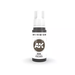 AK Interaktive Farbe 3. Generation Acrylfarben Tintensortiment braunes Etikett - Bild 1 von 36