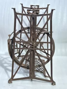 OLD VINTAGE PFAFF MANUAL FOOT PEDAL CAST IRON SEWING TABLE MACHINE STAND, TABLE - Picture 1 of 23