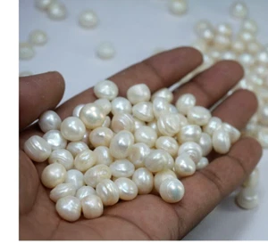 Natural 200 Ct Australian Golden Pearl Lot Round Cut Certified Loose Gemstone - Picture 1 of 5