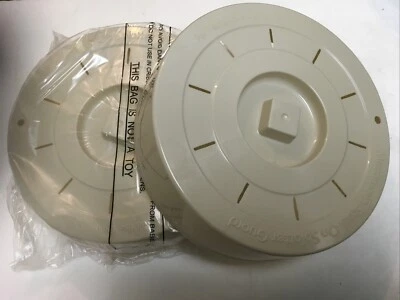 Lot of 2 Plastic Microwave Food Splatter Guard  Universal Fit 9" x 2.5" - Image 1 of 4