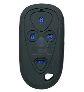 Fit Honda Acura CL TL TSX 2000-2008 4 Button Remote Key Fob Silicone Case Cover - Bild 1 von 12
