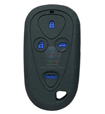 Capa silicone chaveiro controle remoto ajuste Honda Acura CL TL TSX 2000-2008 4 botões - Imagem 1 de 4