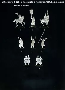 Soldados VID F-009 - Soldados planos de hojalata - A. Kosciuszko en Raslawice 1794 - Imagen 1 de 2