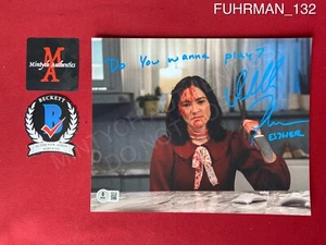 Isabelle Fuhrman autographed signed 8x10 photo Orphan Beckett COA - Picture 1 of 2