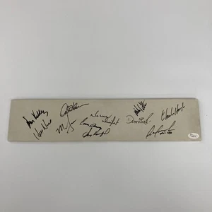 Sandy Koufax Orel Hershiser Hideo Nomo Dodgers Pitching Greats Signed Rubber JSA - Picture 1 of 10