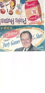 FRITOS 1960 PARTY GAMES OF THE STARS-JACK LINKLETTER, BOB HOPE,ERNIE KOVACS,ETC - Imagen 1 de 4