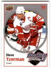 2010-11 Upper Deck Hockey Heroes Steve Yzerman #HH6 Detroit Red Wings