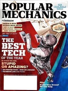 Popular Mechanics Magazine Dec/Jan 2017 - Darpa's New Spider-man Grips - Picture 1 of 1