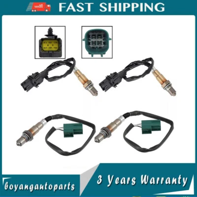 Sensor de oxígeno 4 piezas arriba+abajo para NissanTitan Pathfinder Armada Infiniti QX56 5,6 L Foto 1 de 4