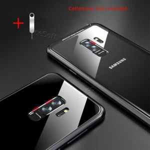 Dustproof Magnetic Tempered Glass Case for T-Mobile Samsung Galaxy S9+ SM-G965U - Picture 1 of 1