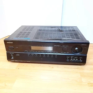 *MISSING CORD SOLD AS IS* ONKYO HT-R570 HOME THEATER DIGITAL RADIO AV RECEIVER ^ - Picture 1 of 8