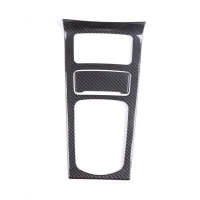 Embellecedores de cambio de marchas de consola central de coche de fibra de carbono para Porsche Cayenne 2011-2017 Foto 1 de 4