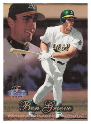 1998  Flair Showcase Row 2 #4 Ben Grieve  Oakland Athletics - Image 1 of 2