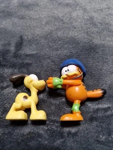 Figurines Garfiel Et Odie 6.5 Et 5 Cm - Imagen 1 de 3