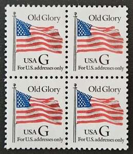 US Scott # 2881 - Black "G" & Multi - 32¢ - Block of Four Stamps - MNH - Scarce - Picture 1 of 1