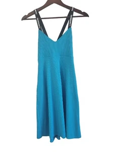 J Lindeberg Ariana Dress Enamel Blue Women Size Small NWT NEW - Picture 1 of 5