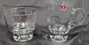 Tapio Wirkkala "Future" Iittala Finland Vintage Creamer & Sugar Set 1960's MCM - Picture 1 of 6