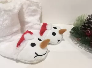 Disney Frozen Olaf Snowman Slippers Bootie Woman/Kids One Size Non Slip NEW - Picture 1 of 4
